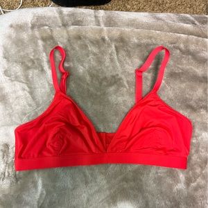 Red bra
